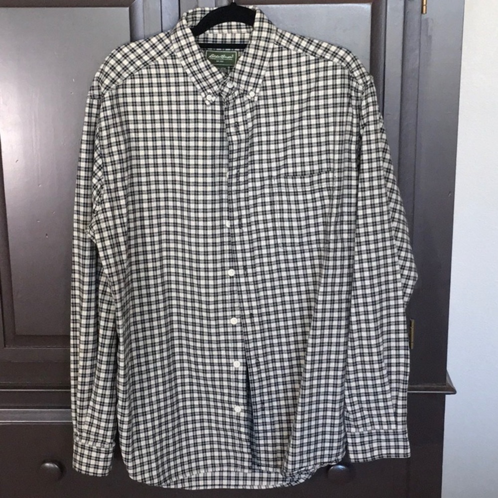 Eddie Bauer 100% cotton flannel shirt Tall Large